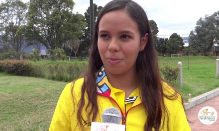 María Paula Barrera, abanderada por Colombia para los Juegos Juveniles Parapanamericanos #SP2017